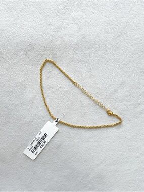 Gold Rope Chain Anklet - Elegant Women’s Jewelry